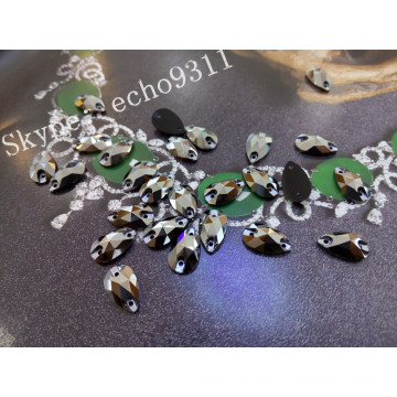 Crystal Sew on Stones 2015 Drop Shape 7 * 12mm (DZ-3065)